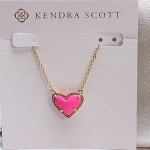 Kendra Scott | Jewelry | Kendra Scott Gold Tone Ari Heart Necklace In